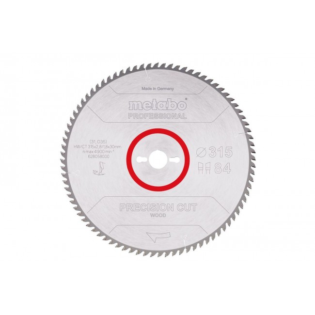METABO CIRCULAR SAW HW/CT 315x30x84z PRECISION CUT WOOD PROFESSIONAL