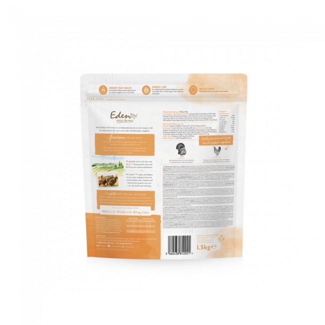 EDEN Turkey & Chicken - dry cat food - 1.5 kg