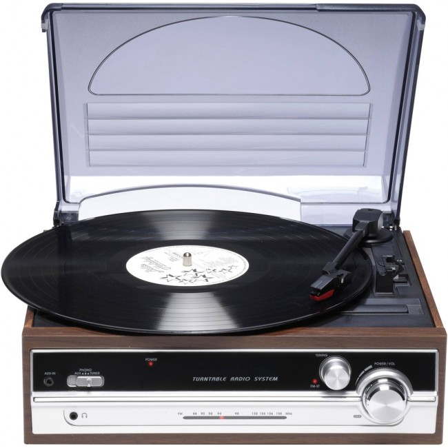 Denver VPR-190MK2 Retro Turntable with Radio and Built-in Speakers Denver VPR-190MK2 Retro Turntable with Radio and Built-in Speakers
