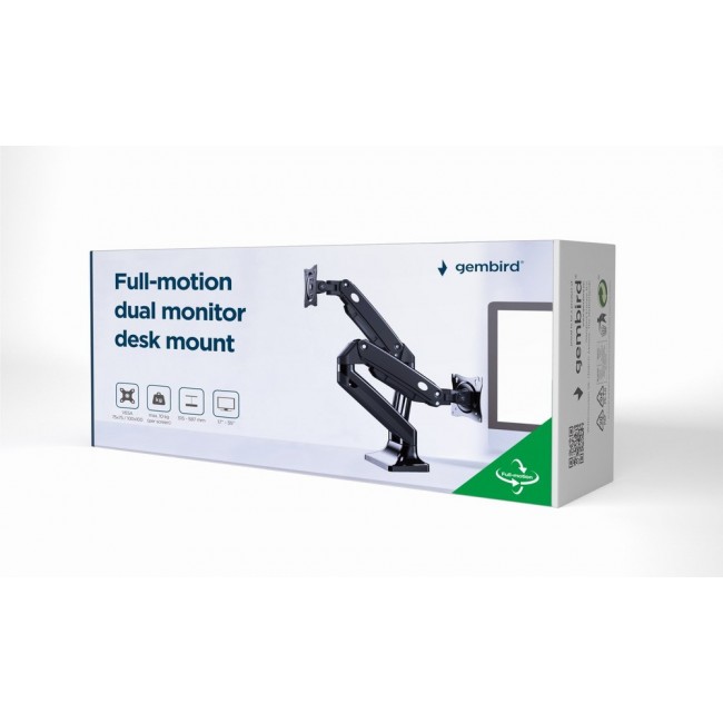 Gembird MA-DA2-03 monitor mount / stand 88.9 cm (35