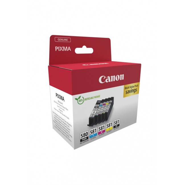 Canon 2078C007 ink cartridge 5 pc(s) Original Black, Blue, Cyan, Magenta, Yellow