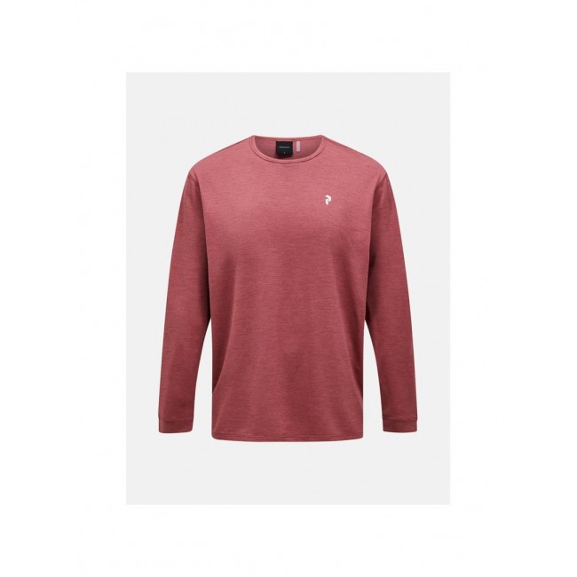 Koszulka męska PEAK PERFORMANCE M Trail Longsleeve kolor czerwony - L