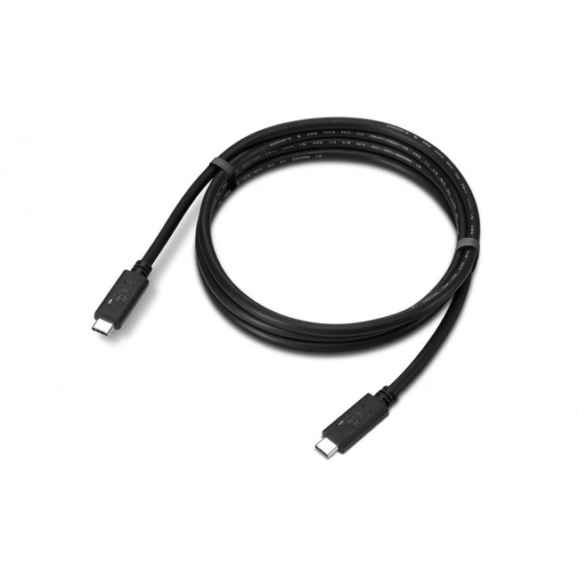 Lenovo 4X91U92143 USB cable USB4 Gen 2x2 1.5 m USB C 20 Gbit/s Black