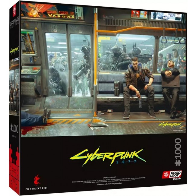 Puzzle Good Loot Gaming - Cyberpunk 2077: Metro 1000 pc(s) Puzzle Good Loot Gaming - Cyberpunk 2077: Metro 1000 pc(s)