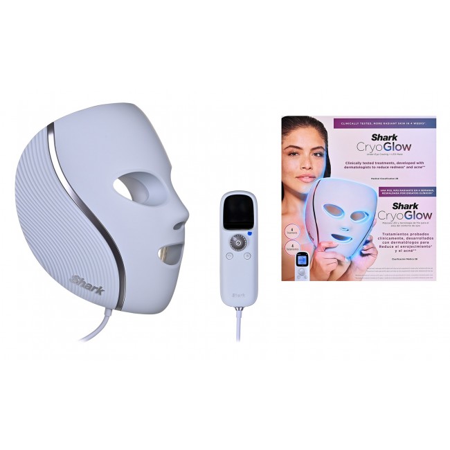 Shark CryoGlow FW312EU LED mask with eye area cooling
