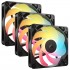 Corsair RS120-R ARGB Computer case Fan 12 cm Black 3 pc(s)