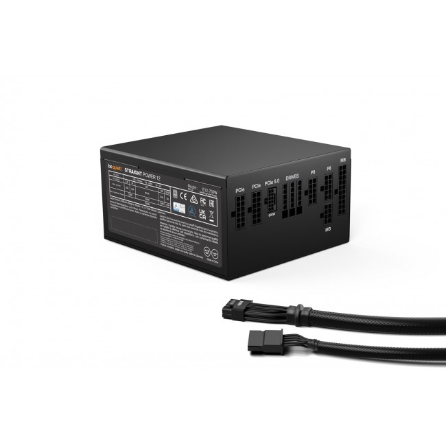 be quiet! Straight Power 12 power supply unit 750 W 20+4 pin ATX ATX Black be quiet! Straight Power 12 power supply unit 750 W 20+4 pin ATX ATX Black