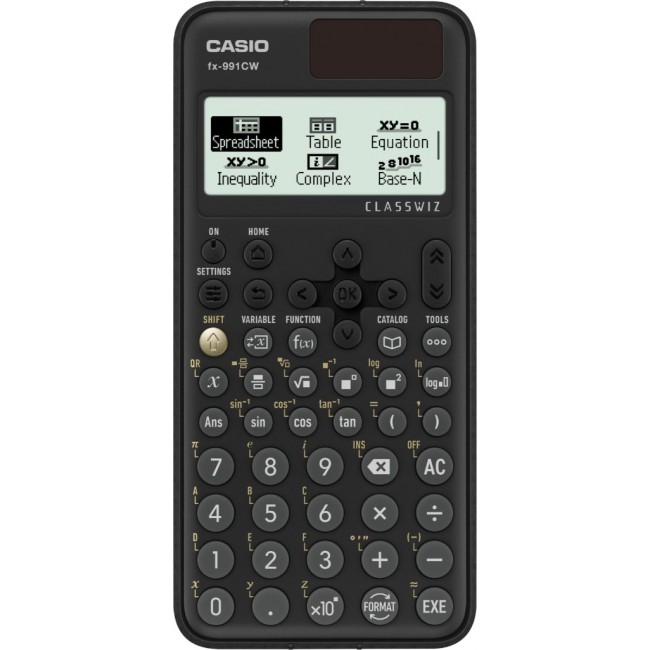 CASIO FX-991CW CALCULATOR SCIENTIFIC BOX. Black. CASIO FX-991CW CALCULATOR SCIENTIFIC BOX. Black.