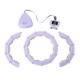 Hula hop with magnets, weight and counter HMS HHM14 purple Hula hop with magnets, weight and counter HMS HHM14 purple