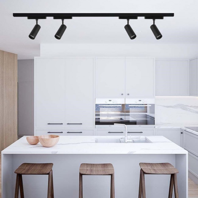 Luminaire Overhang Rail 48V V-TAC 8W LED SMART WiFi TRACKLIGHT 3in1 Black VT-908D 2700K-6400K 700lm Luminaire Overhang Rail 48V V-TAC 8W LED SMART WiFi TRACKLIGHT 3in1 Black VT-908D 2700K-6400K 700lm