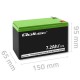 Qoltec 53062 AGM battery | 12V | 7.2 Ah | max 108A