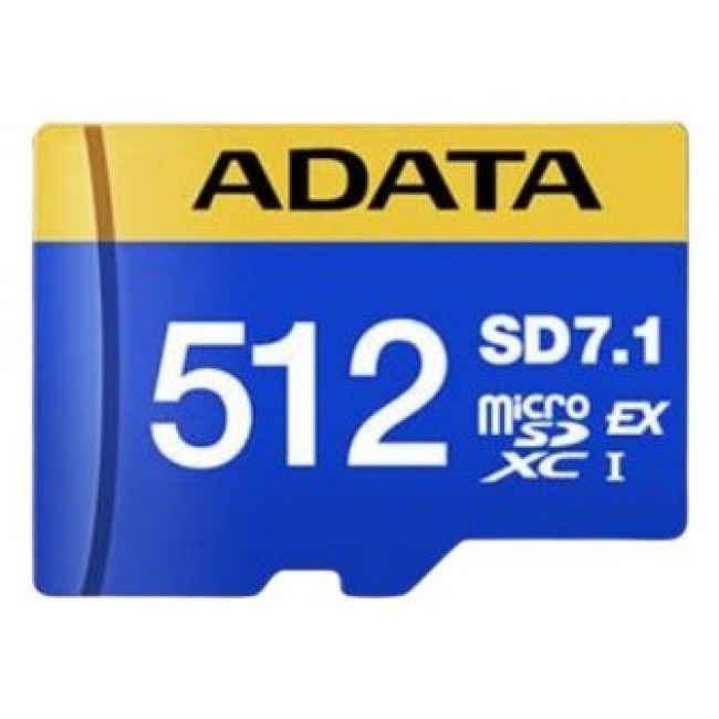 ADATA UD512GEX3L1-C memory card 512 GB MicroSDXC UHS-II ADATA UD512GEX3L1-C memory card 512 GB MicroSDXC UHS-II