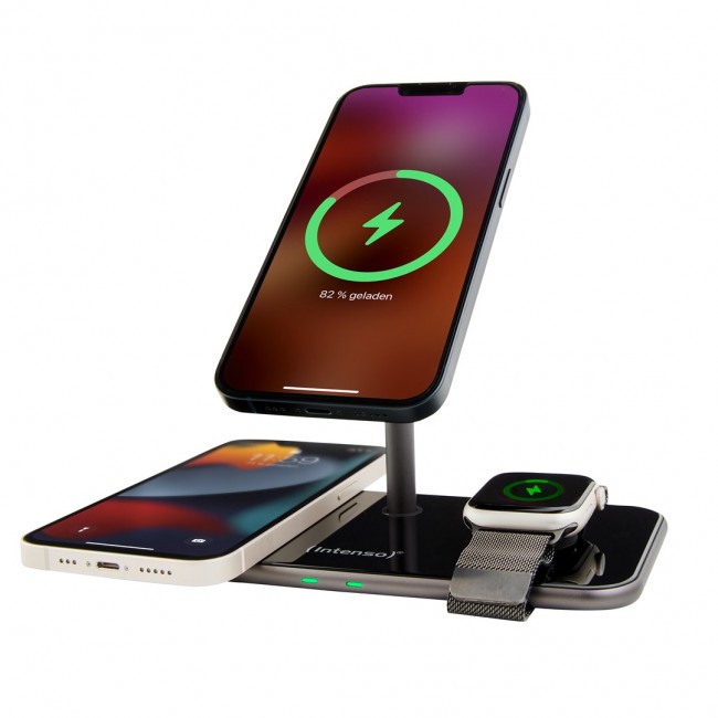 Intenso MB13 Headphones, Smartphone, Smartwatch Black USB Wireless charging Fast charging Indoor Intenso MB13 Headphones, Smartphone, Smartwatch Black USB Wireless charging Fast charging Indoor