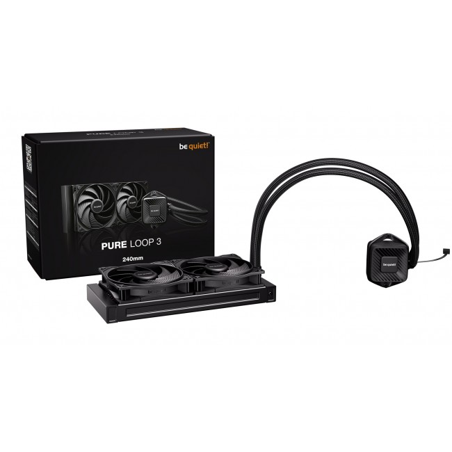 be quiet! PURE LOOP 3 Processor All-in-one liquid cooler 12 cm Black 1 pc(s) be quiet! PURE LOOP 3 Processor All-in-one liquid cooler 12 cm Black 1 pc(s)