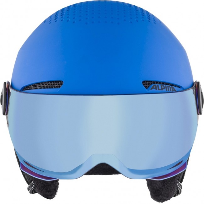 WINTER HELMET ALPINA ZUPO VISOR Q-LITE BLUE MATT 51-55 WINTER HELMET ALPINA ZUPO VISOR Q-LITE BLUE MATT 51-55