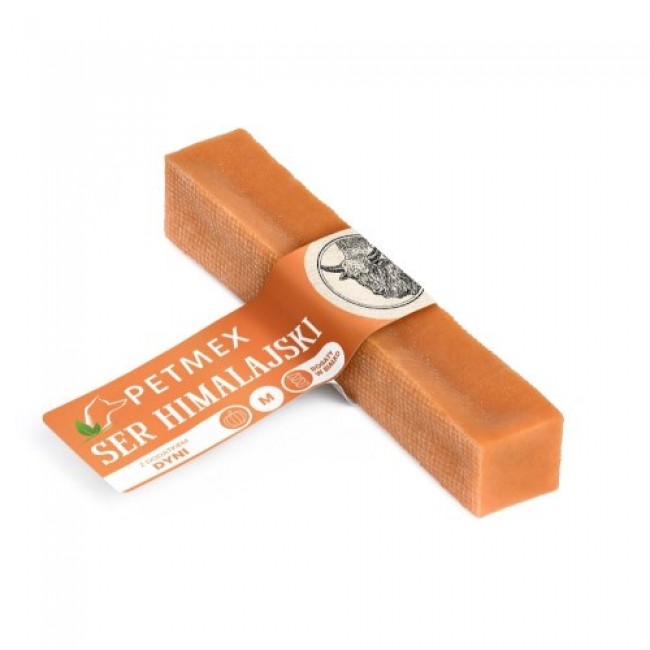 PETMEX Himalayan cheese with pumpkin M - dog treat - 80g PETMEX Himalayan cheese with pumpkin M - dog treat - 80g