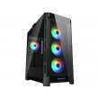 COUGAR Midi Tower Case Duoface Pro ARGB, Black