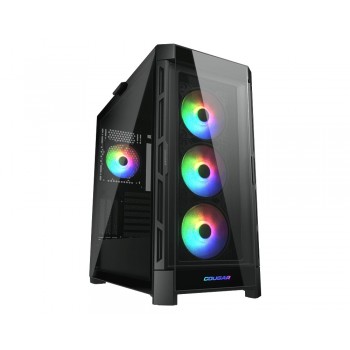COUGAR Midi Tower Case Duoface Pro ARGB, Black