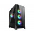 COUGAR Midi Tower Case Duoface Pro ARGB, Black