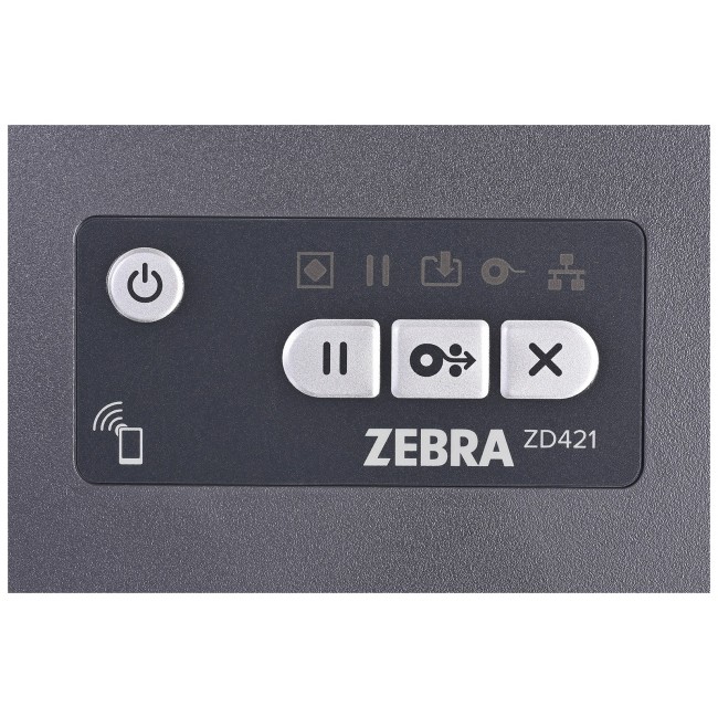 Zebra ZD421D label printer Direct thermal 300 x 300 DPI 102 mm/sec Wired & Wireless Ethernet LAN Bluetooth Zebra ZD421D label printer Direct thermal 300 x 300 DPI 102 mm/sec Wired & Wireless Ethernet LAN Bluetooth