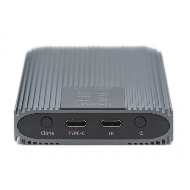 Digitus USB M.2 NVMe Clonestation, SSD, NVMe, 20Gbits, USB 3.2 Gen2, aluminum, toolfree