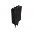 Wall charger USB-Cx4 PD 100W GAN black