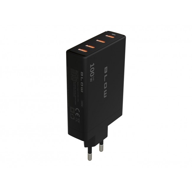 Wall charger USB-Cx4 PD 100W GAN black