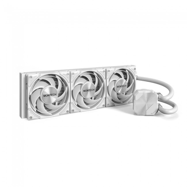 Water Cooling Montech HyperFlow Silent AiO - 360mm, white Water Cooling Montech HyperFlow Silent AiO - 360mm, white