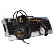 Marvo CM303 keyboard Mouse included Gaming USB Black, Silver Marvo CM303 keyboard Mouse included Gaming USB Black, Silver