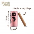 STARCHBAG BIO compostable poop bags lilac 8x15 pcs