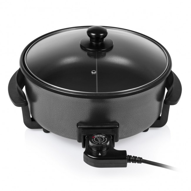 Tristar | Multifunctional grill pan XL | PZ-9135 | Diameter 30 cm | Grill | 1500 W | Lid included | Fixed handle | Black Tristar | Multifunctional grill pan XL | PZ-9135 | Diameter 30 cm | Grill | 1500 W | Lid included | Fixed handle | Black