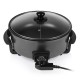 Tristar | Multifunctional grill pan XL | PZ-9135 | Diameter 30 cm | Grill | 1500 W | Lid included | Fixed handle | Black Tristar | Multifunctional grill pan XL | PZ-9135 | Diameter 30 cm | Grill | 1500 W | Lid included | Fixed handle | Black