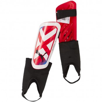 Puma Ultra Light Strap Football Pads White-Red-Blue 30872 05 M