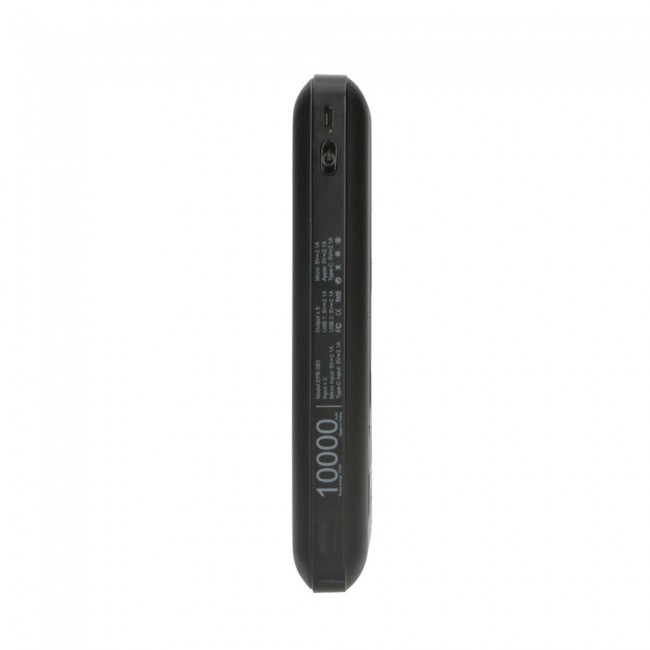 Extralink Powerbank EPB-083 10000mAh Black Power bank, USB-C