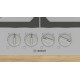 Bosch Serie 6 PCH6A5I90 hob Stainless steel Built-in 60 cm Gas 4 zone(s) Bosch Serie 6 PCH6A5I90 hob Stainless steel Built-in 60 cm Gas 4 zone(s)