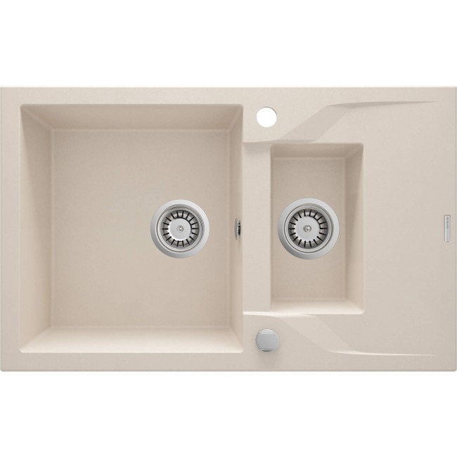 1.5-bowl granite sink with drainer 1.5-bowl granite sink with drainer