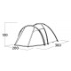 Easy Camp Lomsdal 3 Green Dome/Igloo tent Easy Camp Lomsdal 3 Green Dome/Igloo tent