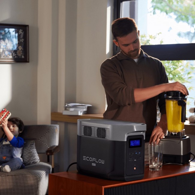 EcoFlow DELTA 2 Max portable power station Lithium Iron Phosphate (LiFePO4) 2400 W 23 kg EcoFlow DELTA 2 Max portable power station Lithium Iron Phosphate (LiFePO4) 2400 W 23 kg