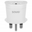 Savio AP-05 power adapter/inverter Indoor 2500 W White