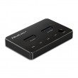Qoltec M.2 SSD Docking Station | NVMe| SATA | USB-C | DUAL 2 x 2TB