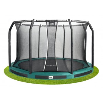 Trampoline Premium Ground Combo 366 cm green