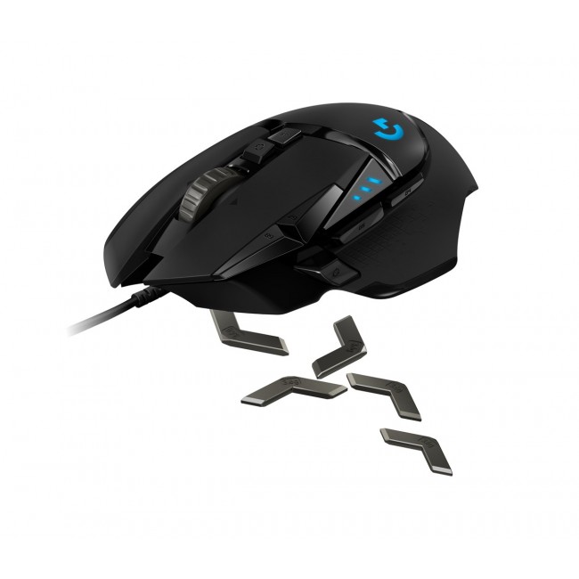 LOGITECH OPTICAL USB MOUSE G502 BLACK 910-005470