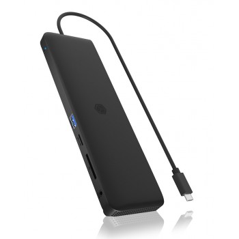 Docking station IcyBox USB Type-C with triple video output retail