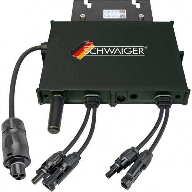 Schwaiger SOWR0806 power adapter/inverter Indoor Black