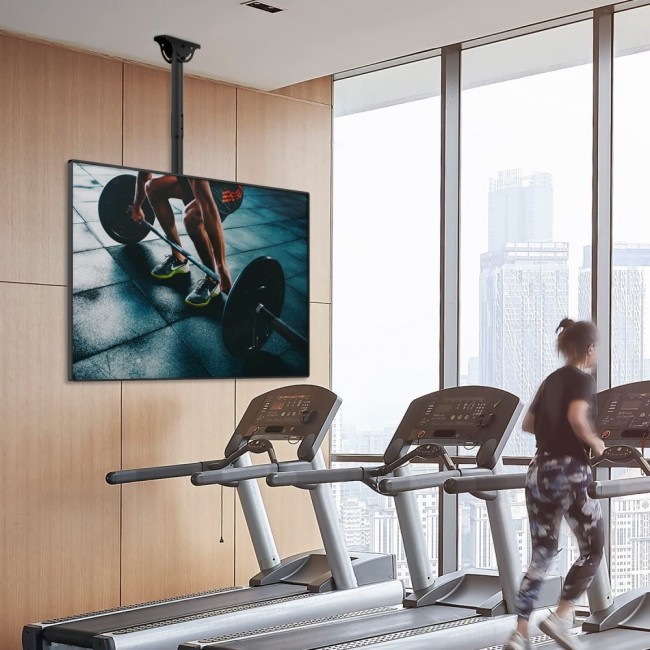 Techly Telescopic Ceiling Support up to 1.6m LED TV LCD 23-42