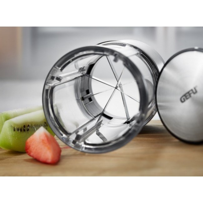 GEFU FLEXICUT shaped food cutter Black, Grey, Transparent Plastic, Stainless steel