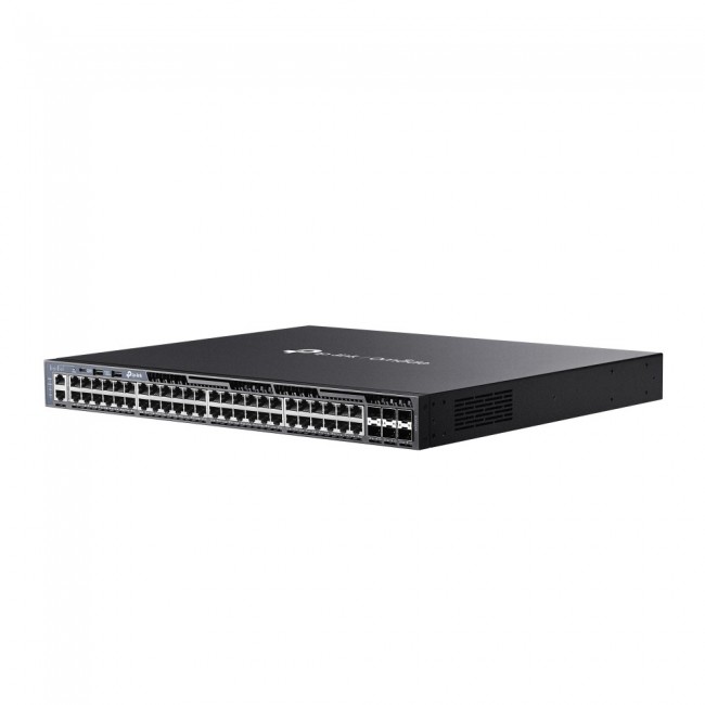 TP-Link Omada 48-Port Gigabit Stackable L3 Managed Switch with 6 10G Slots TP-Link Omada 48-Port Gigabit Stackable L3 Managed Switch with 6 10G Slots