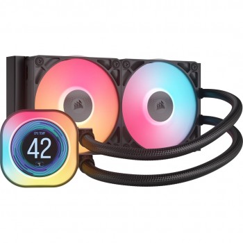 Corsair iCUE LINK TITAN 240 RX LCD Processor Air cooler 12 cm Black 1 pc(s)