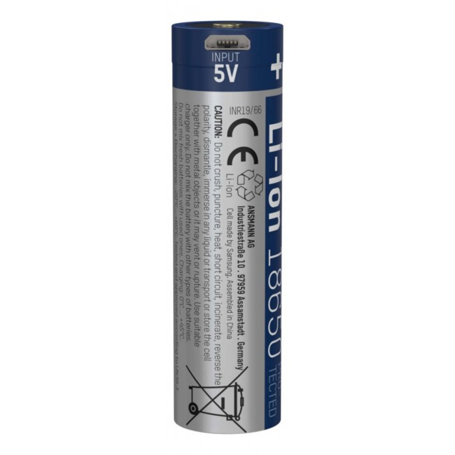 Ansmann 1307-0003 household battery Rechargeable battery 18650 Lithium-Ion (Li-Ion) Ansmann 1307-0003 household battery Rechargeable battery 18650 Lithium-Ion (Li-Ion)
