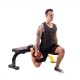 HMS Fitness L8012 Flat weight training bench Gym, Home Black, Yellow HMS Fitness L8012 Flat weight training bench Gym, Home Black, Yellow